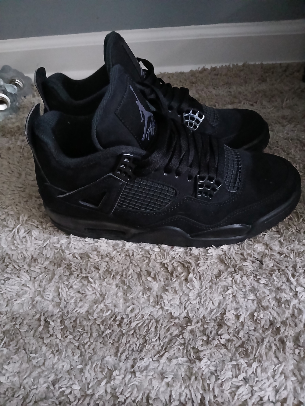 Jordan Men's Black High-Top Basketball Sneakers - Picture 3 of 4